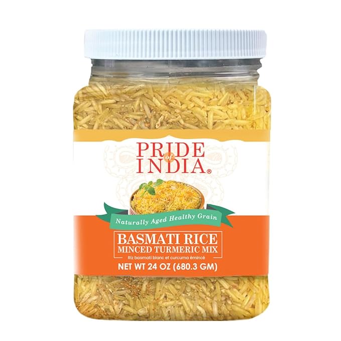 Extra Long Basmati Rice with Minced Turmeric - Pride Of India