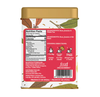 Jasmine Rose - Floral White Tea Bags - Pride Of India