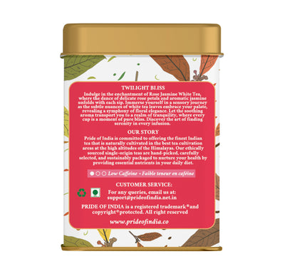 Jasmine Rose - Floral White Tea Bags - Pride Of India