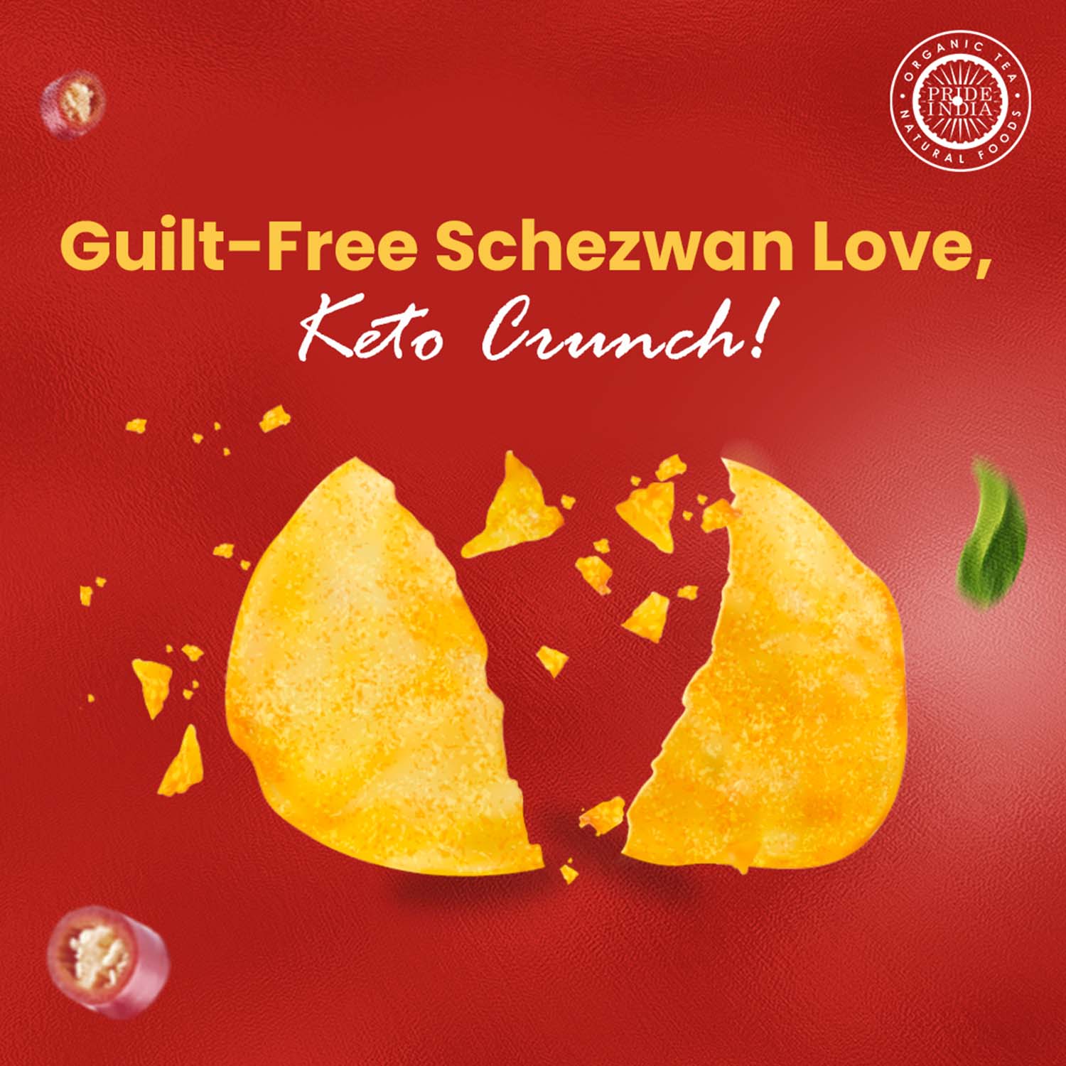 Bean Bites Sizzlin Schezwan Lentil Crisp - Pride Of India