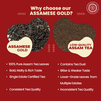 Assamese Gold - Breakfast Black Tea Bags - Pride Of India