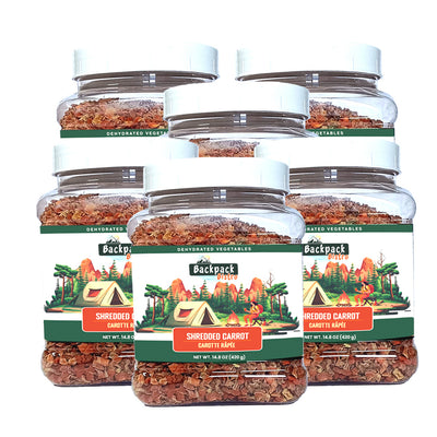 Backpack Bistro Dehydrated Shredded Carrots 14.8 oz (420 g) - Pride Of India