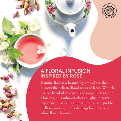 Jasmine Rose - Floral White Tea Bags - Pride Of India