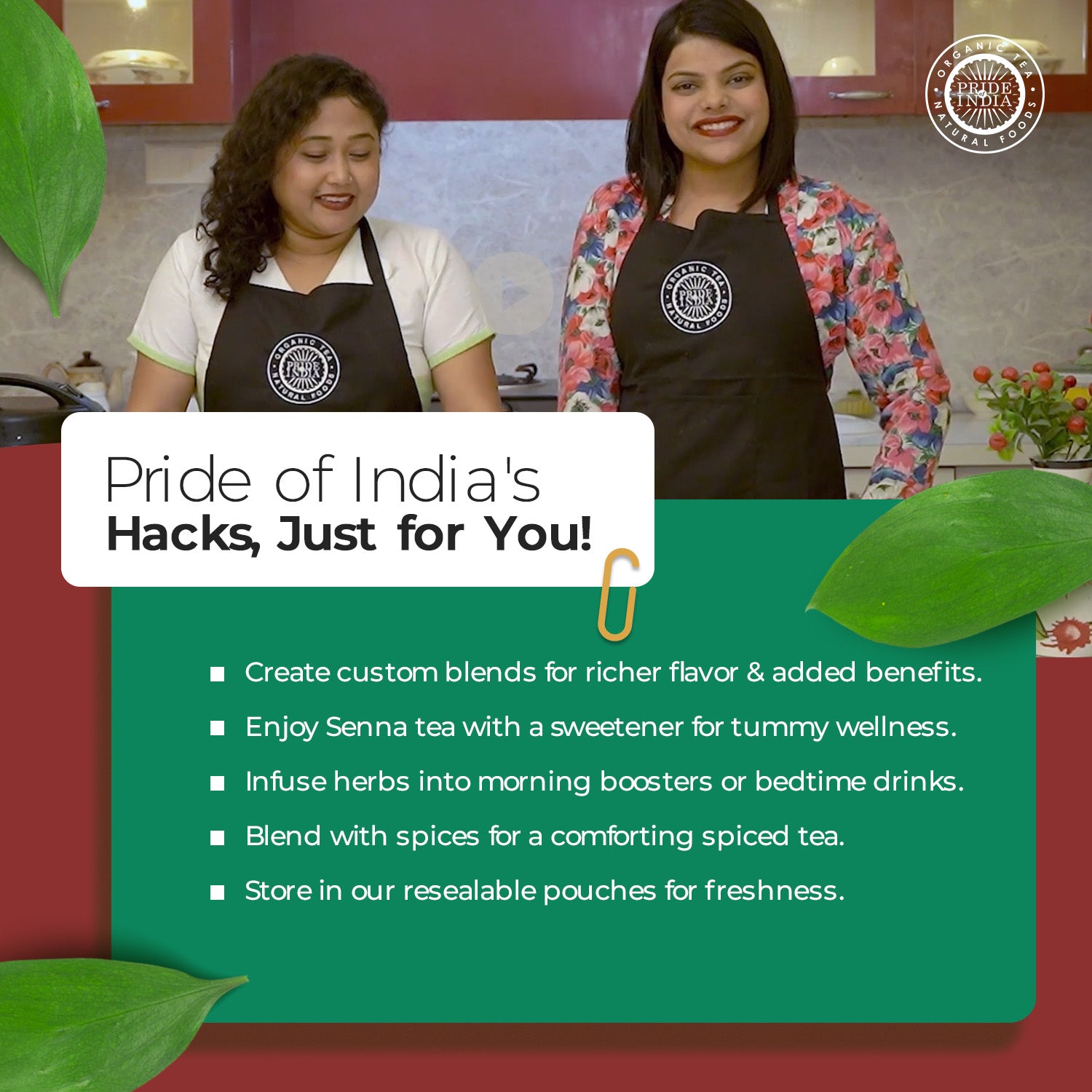 Herbal Tea Lovers Set - Pride Of India