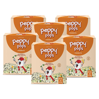 PEPPY POPS JALAPENO CHEESY ROASTED FOXNUTS - Pride Of India