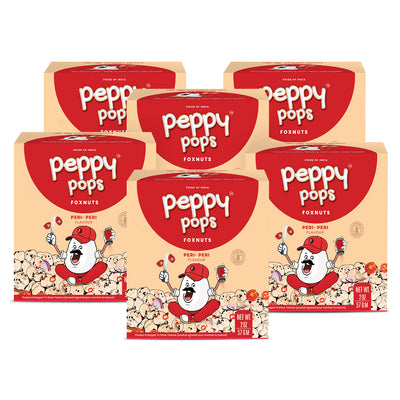 PEPPY POPS PERI PERI ROASTED FOXNUTS - Pride Of India