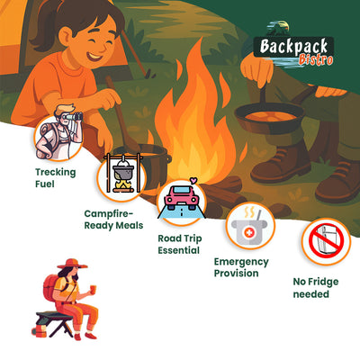 Backpack Bistro Dehydrated Mixed Vegetables 7.05 oz (200 g) - Pride Of India