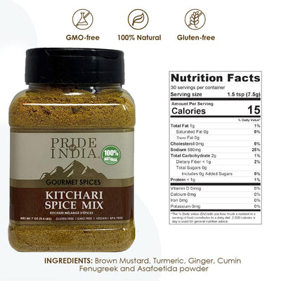 Gourmet Indian Kitchari Spice Seasoning - Pride Of India